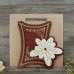 Delicate Wooden Invitation Card Wedding Invitation With Hand Bag Customized
